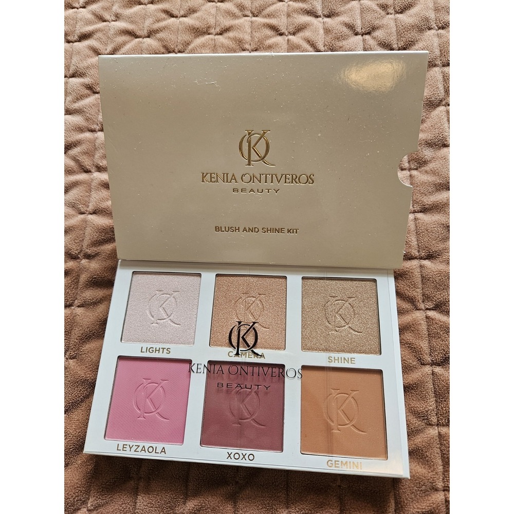 NIB Kenia Ontiveros Beauty Blush and Shine Kit, 6 Shades